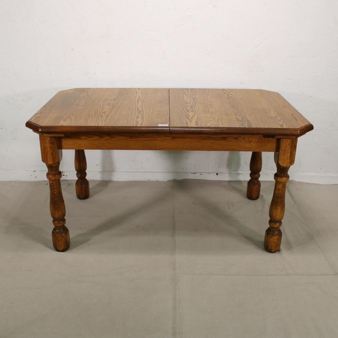 British Oak Dining Table with 2 leaves (1 of 6)