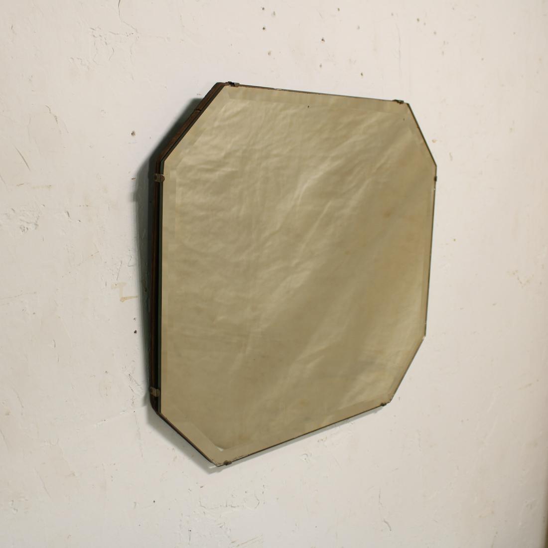 English Unframed Beveled Mirror (1 of 2)