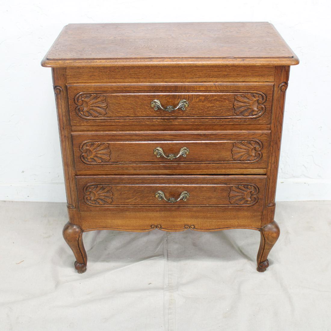 Country French Three Drawer Chest (1 of 4)