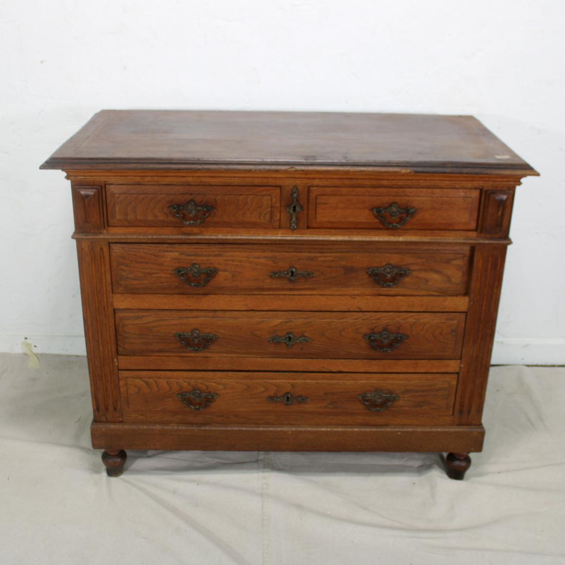 Five Drawer French Chest (1 of 4)