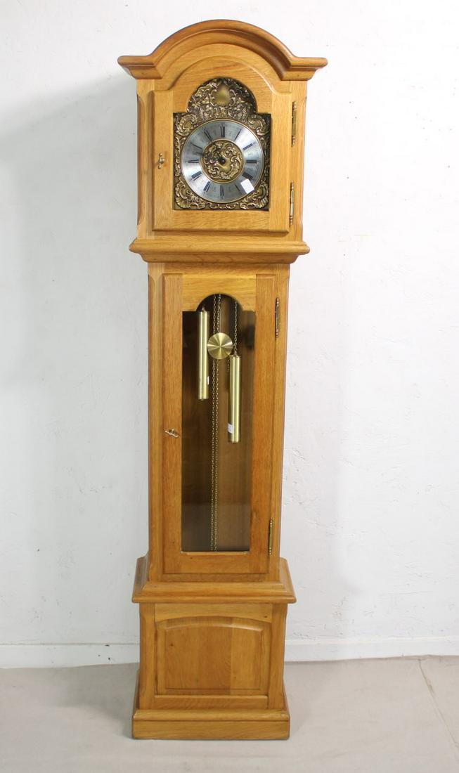 Oak Long Case Clock from Europe (1 of 4)