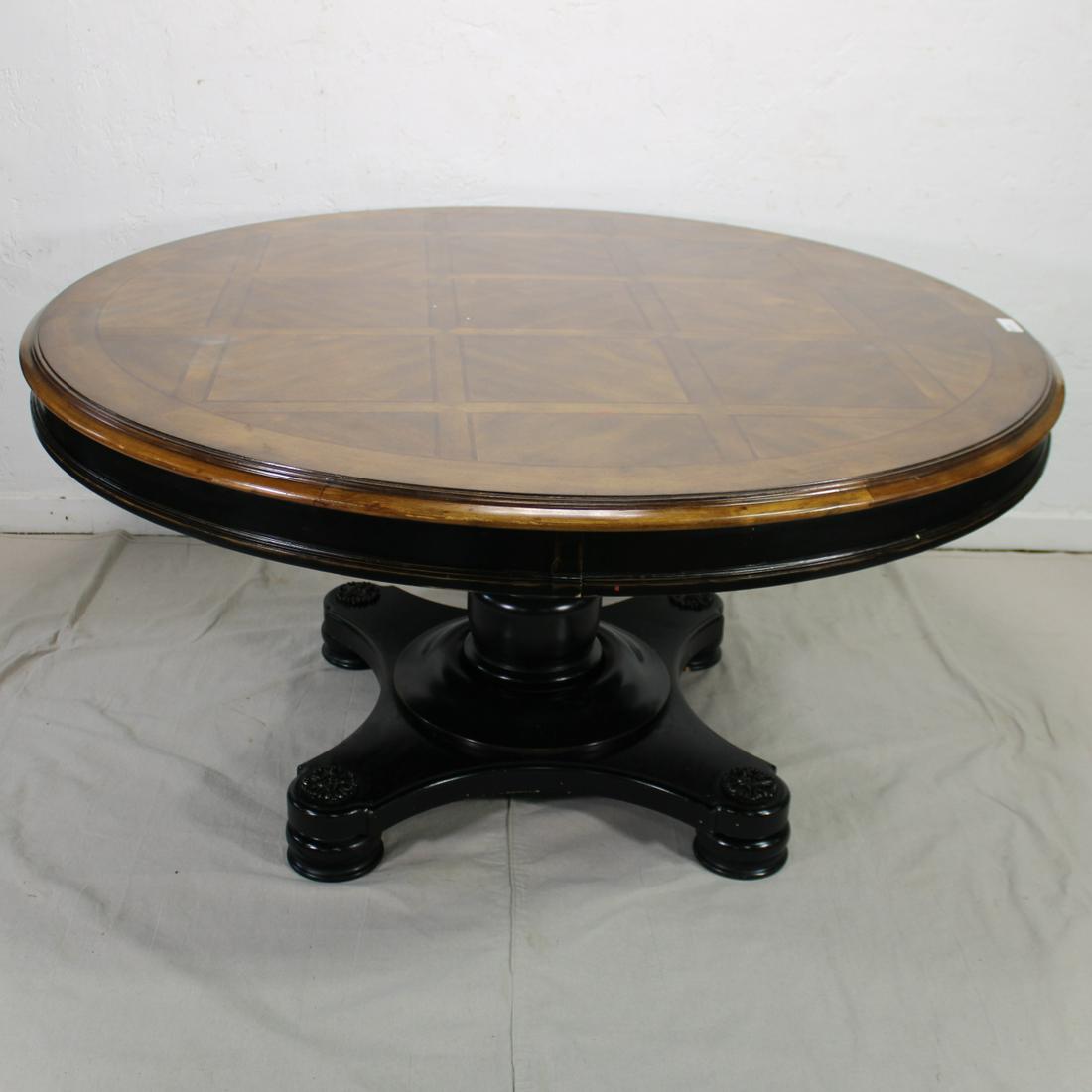 5 ft Round Wooden Dining Table (1 of 5)