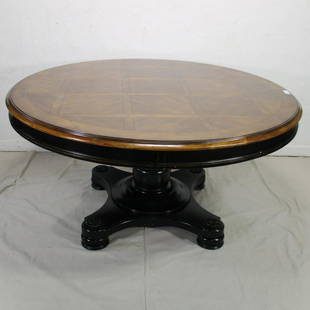 5 ft Round Wooden Dining Table: 5 ft Round Wooden Dining Table - 31 tall x 60 round