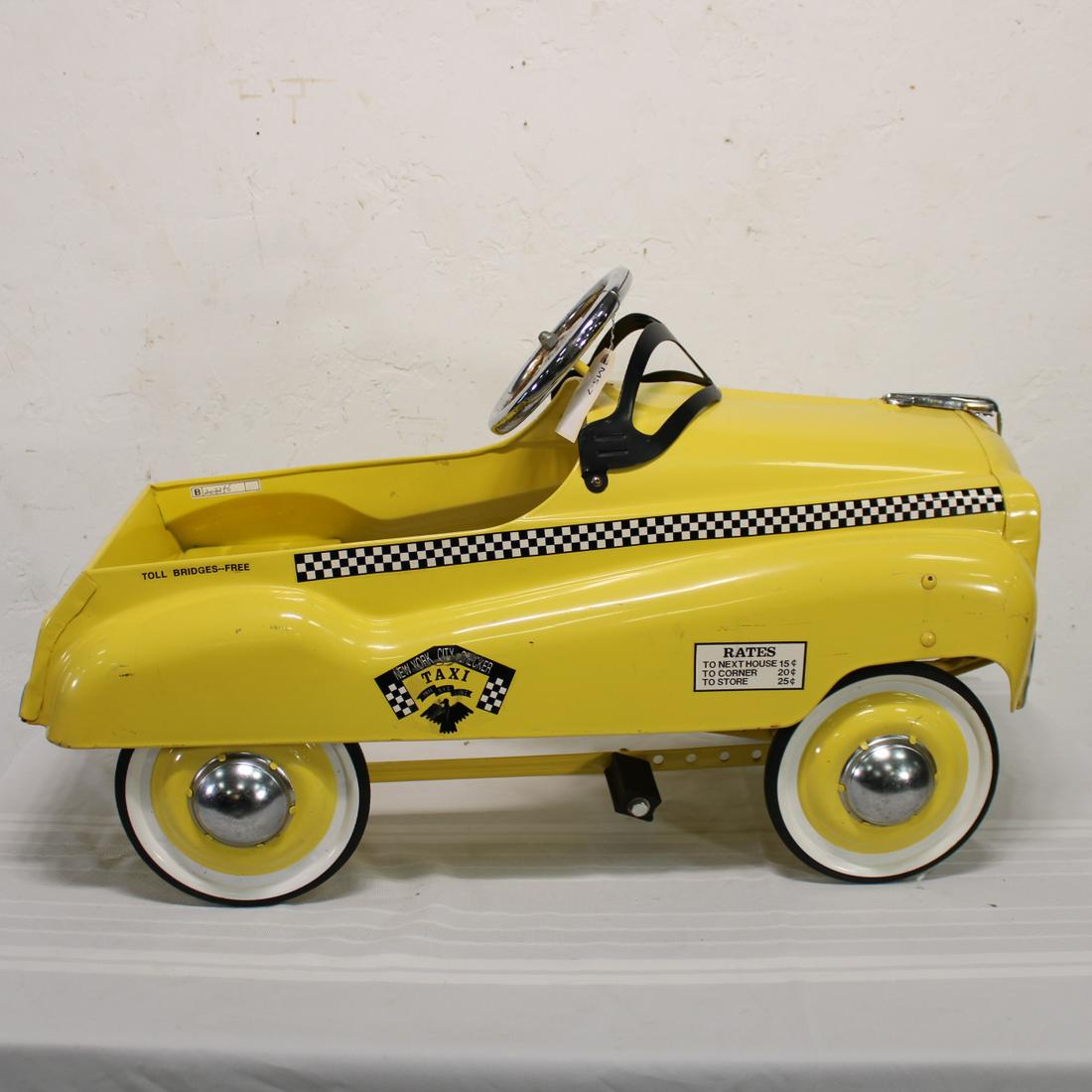 Yellow Peddle Car: Yellow Peddle Car - 22 in tall x 36 x 17