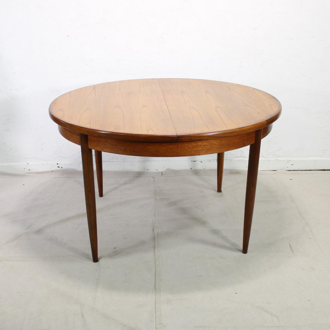 Round Mid Century Modern Teak Dining Table By G-plan (1 of 6)
