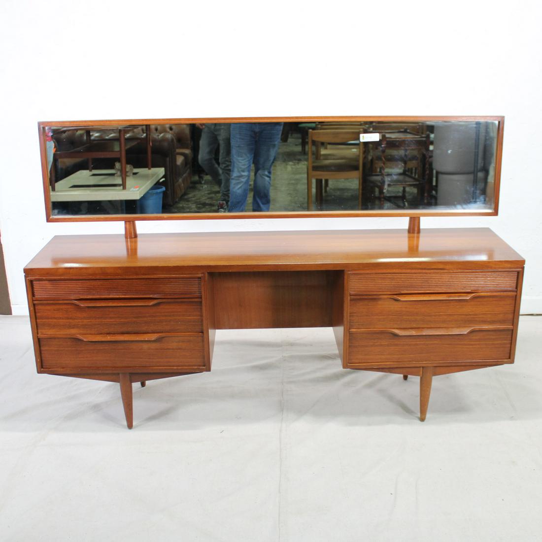 Mid Century Modern Dressing Table with Mirror (1 of 4)