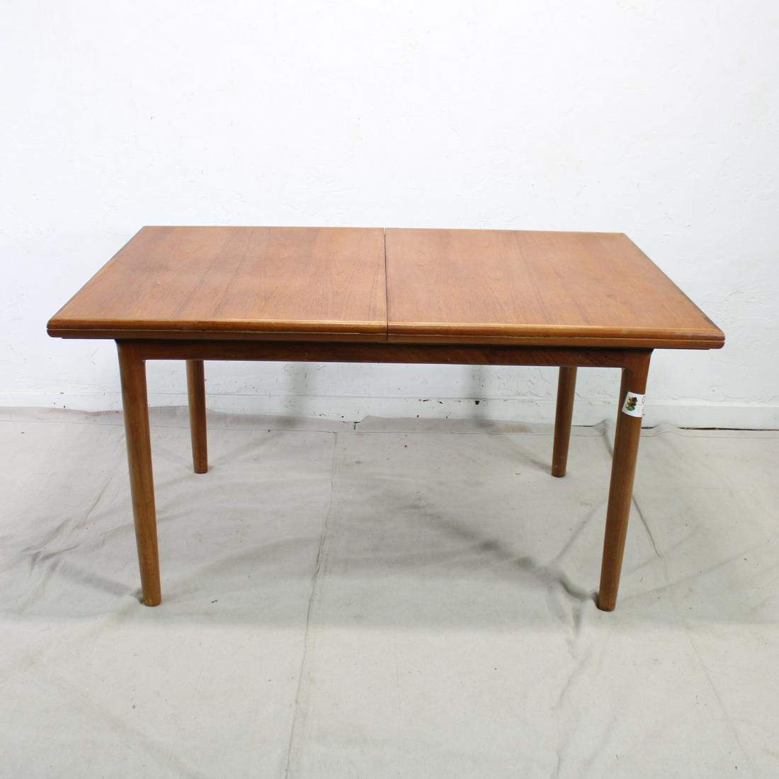 Mid Century Modern Rectangular Teak  Dining Table (1 of 8)