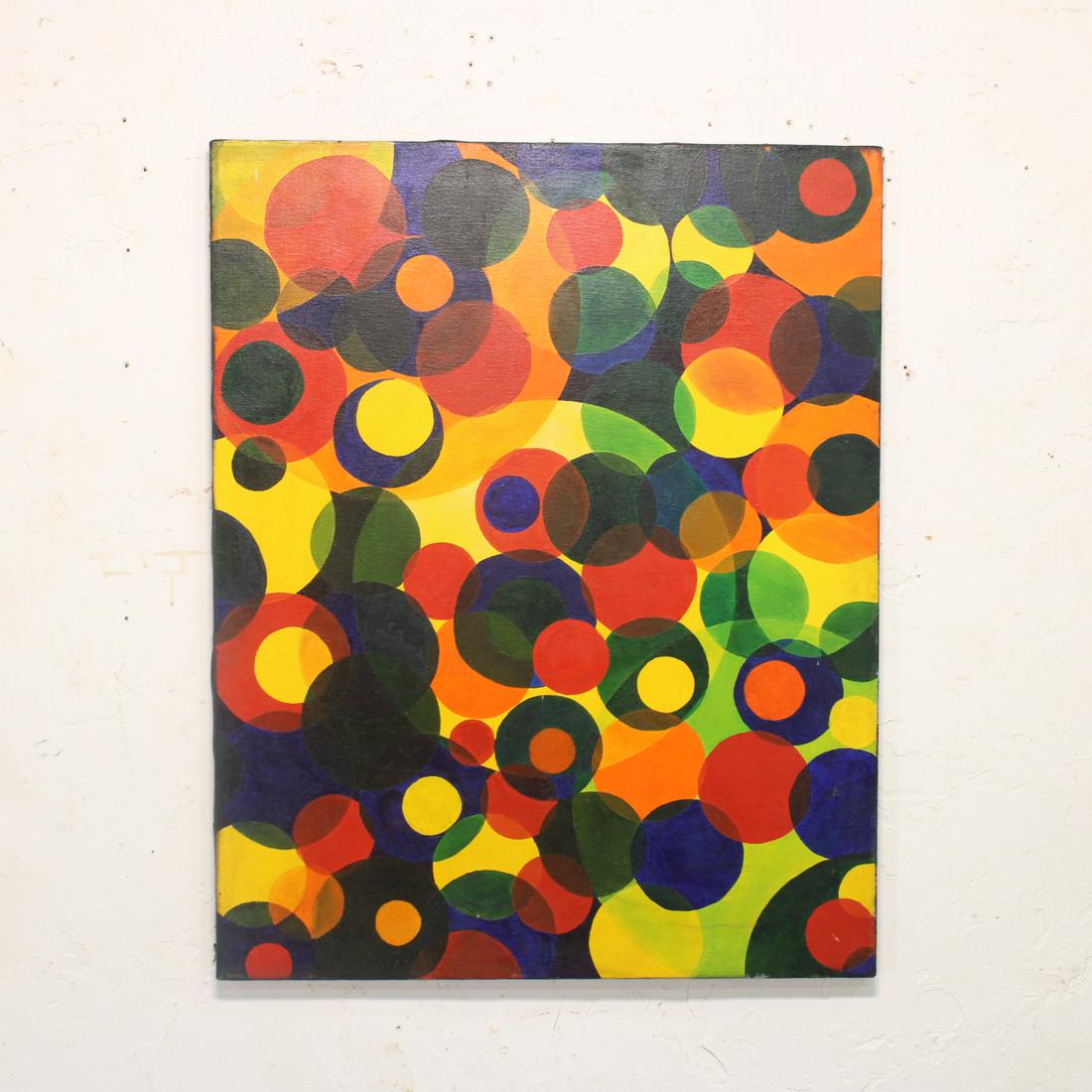 Unsigned Modern Art - Circles (1 of 4)