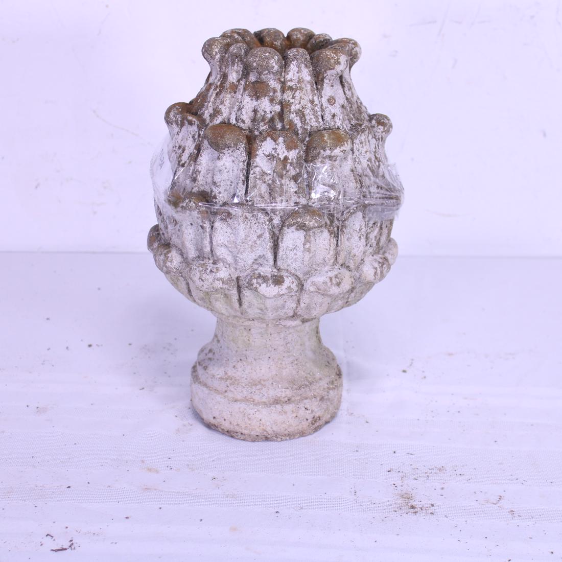 Stone Finial with Pineapple Motif (1 of 3)
