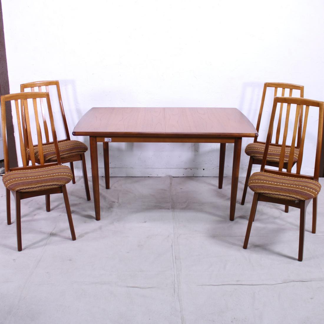 Mid Century Modern  Dining Table & 4 Chairs By Meredew (1 of 9)