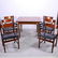 Mid Century Modern Draw Leaf Table & 6 Chairs