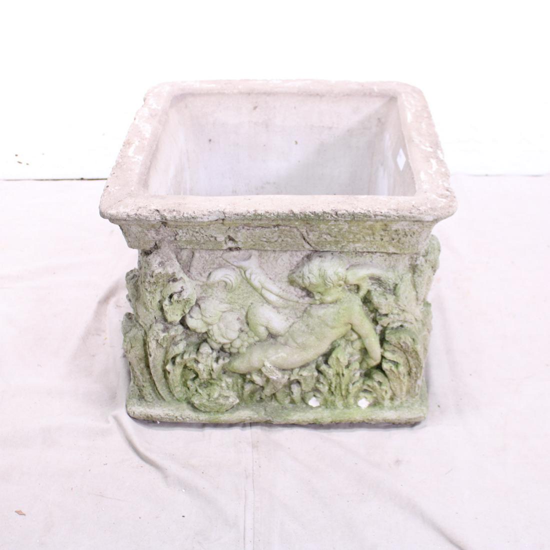 Large Stone Planter with Cherubs (1 of 6)