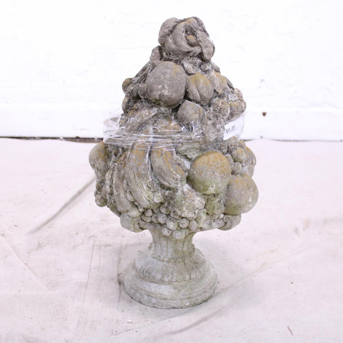 Stone Finial with Fruit Motif (1 of 4)