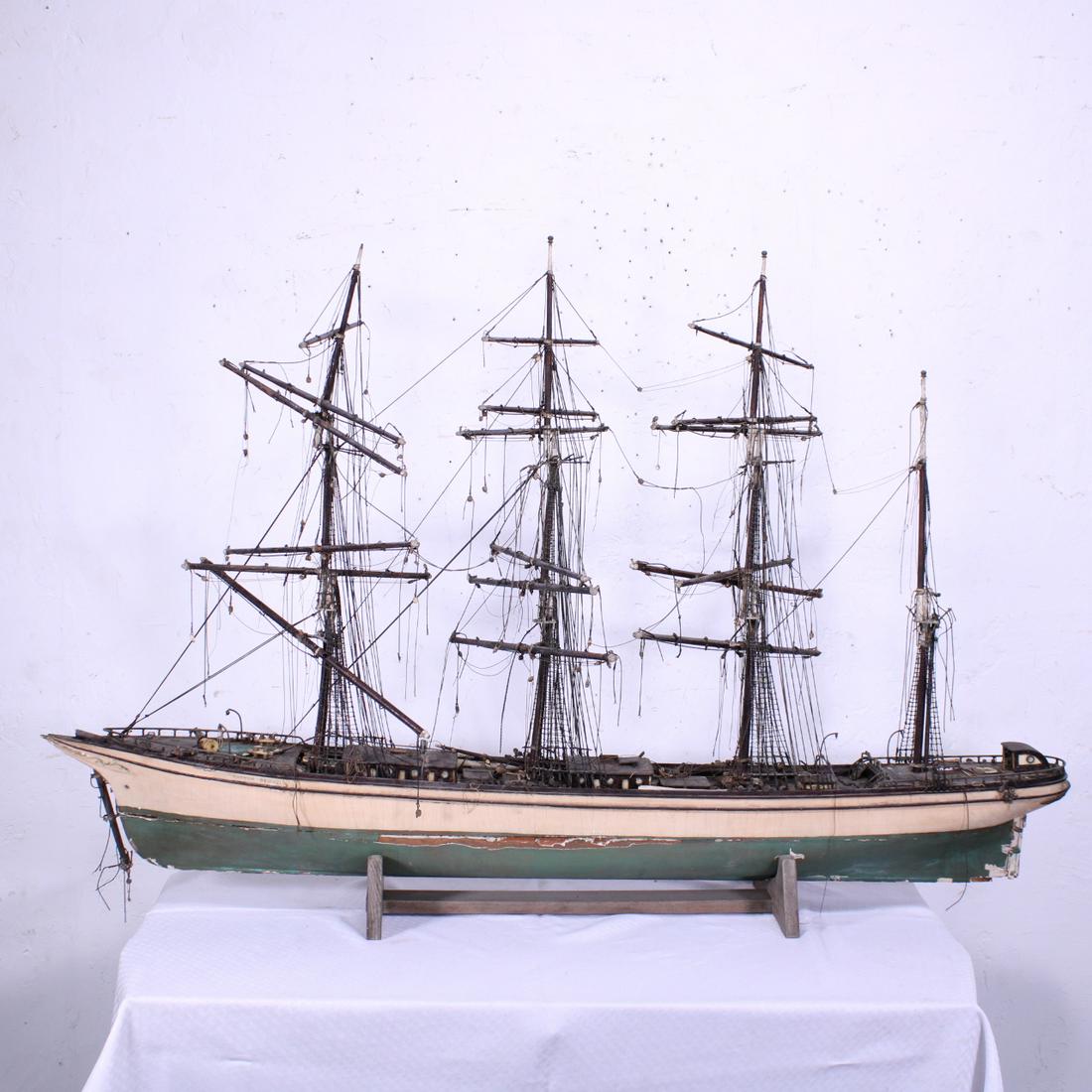 Large Antique Arthur Sewall Large Ship Model (1 of 7)