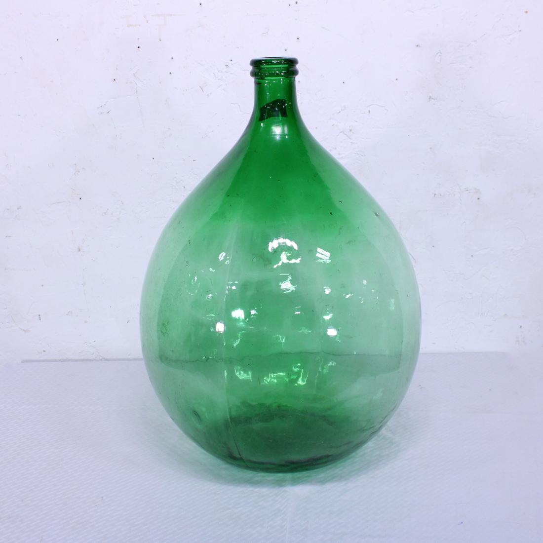 Green Glass French  Bottle / Carboy #2 (1 of 5)