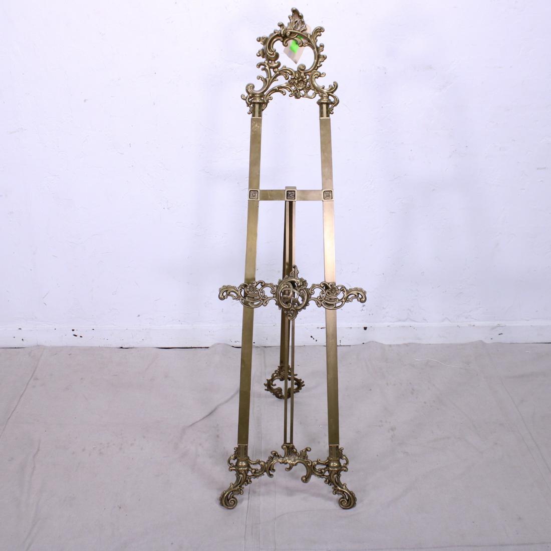 European Brass Easel - Hollywood Regency Style (1 of 5)