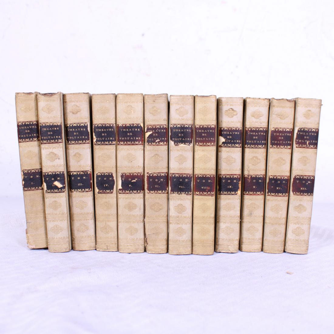 THEATRE DE VOLTAIRE, 12 VOLUMES, PARIS, 1801 (1 of 5)