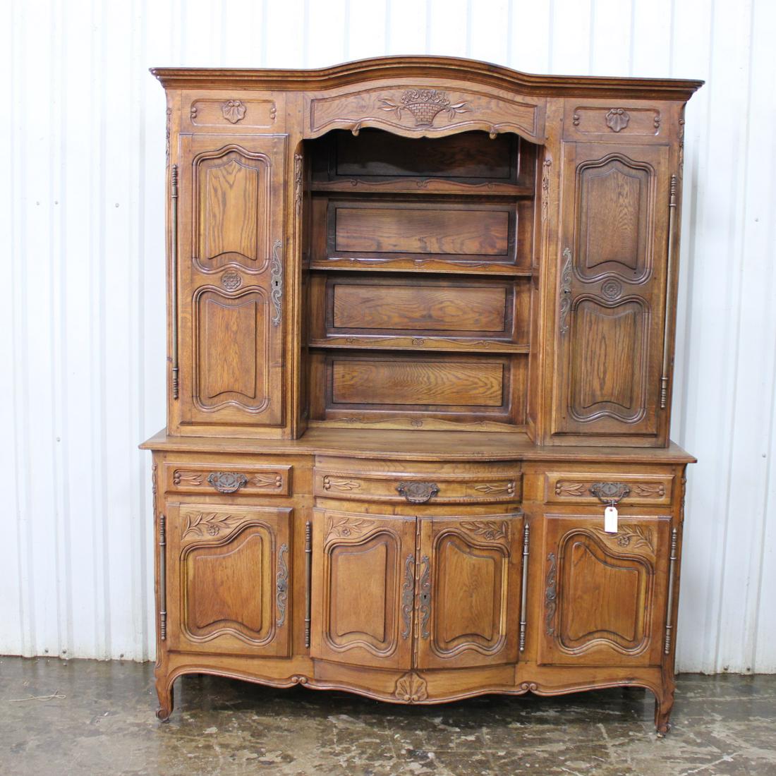Louis XV French Vaisselier in Oak (1 of 7)