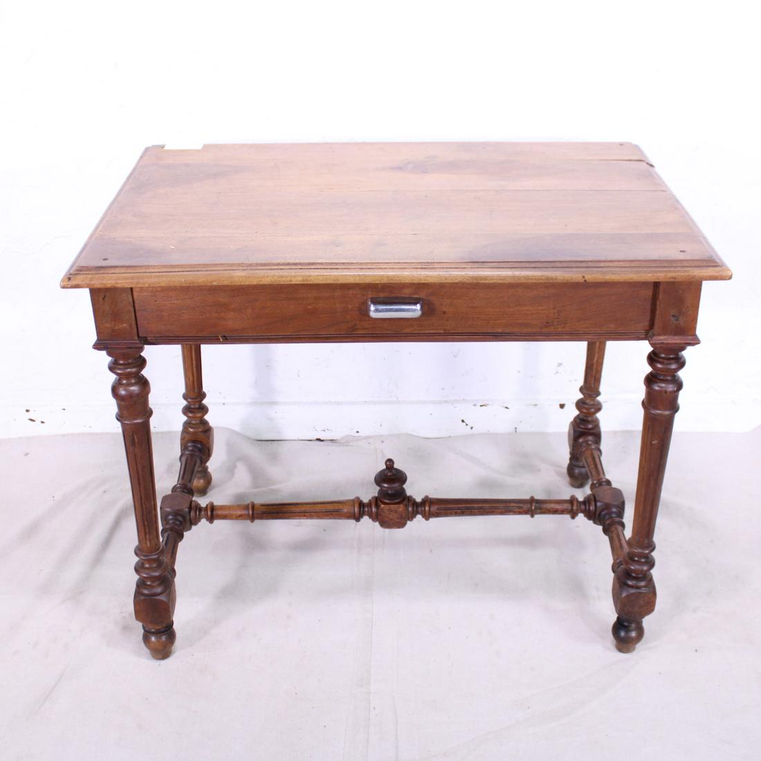 Louis XVI French Side Table in Walnut (1 of 6)