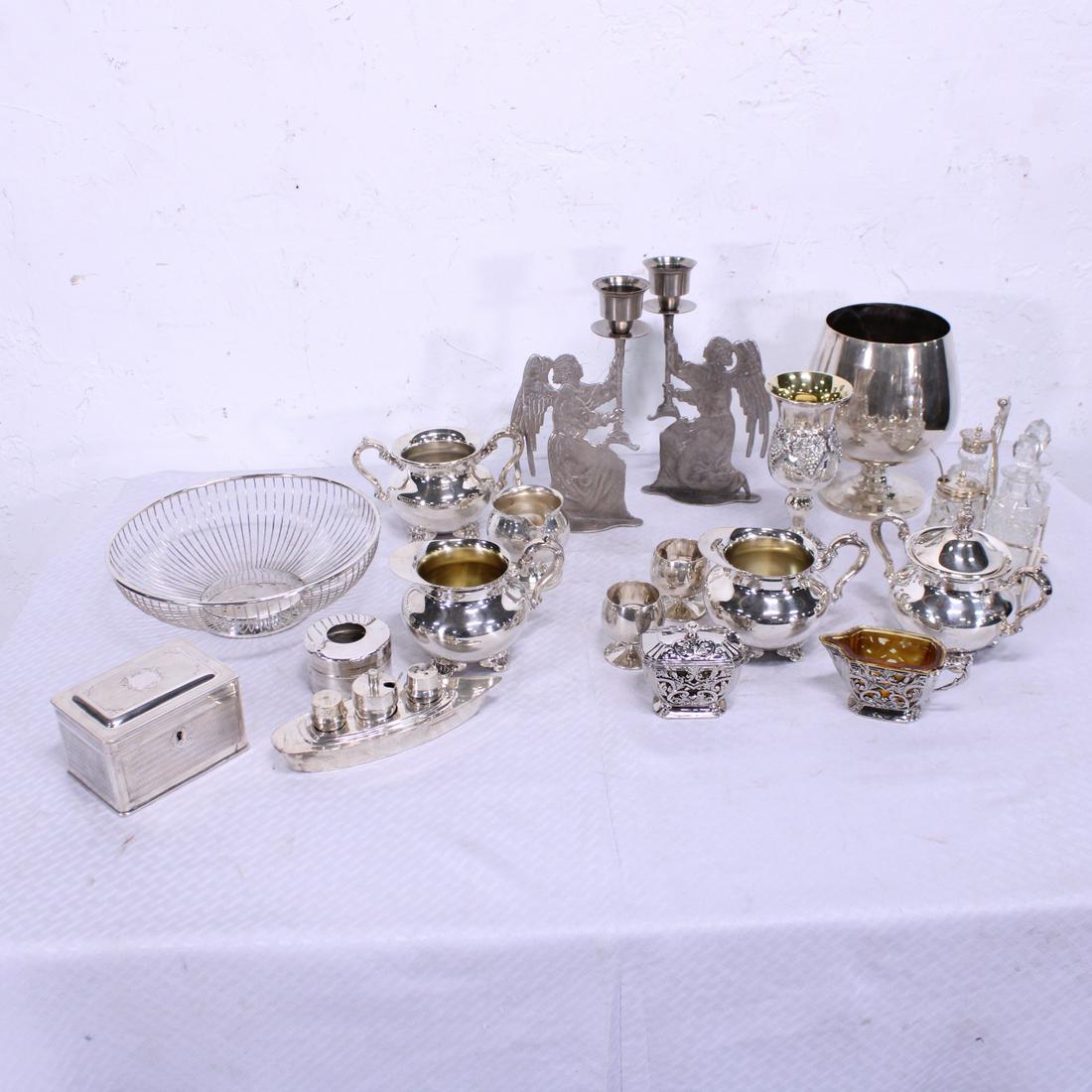 Collection of Silver Plate Serving Items etc.. - 18 (1 of 7)