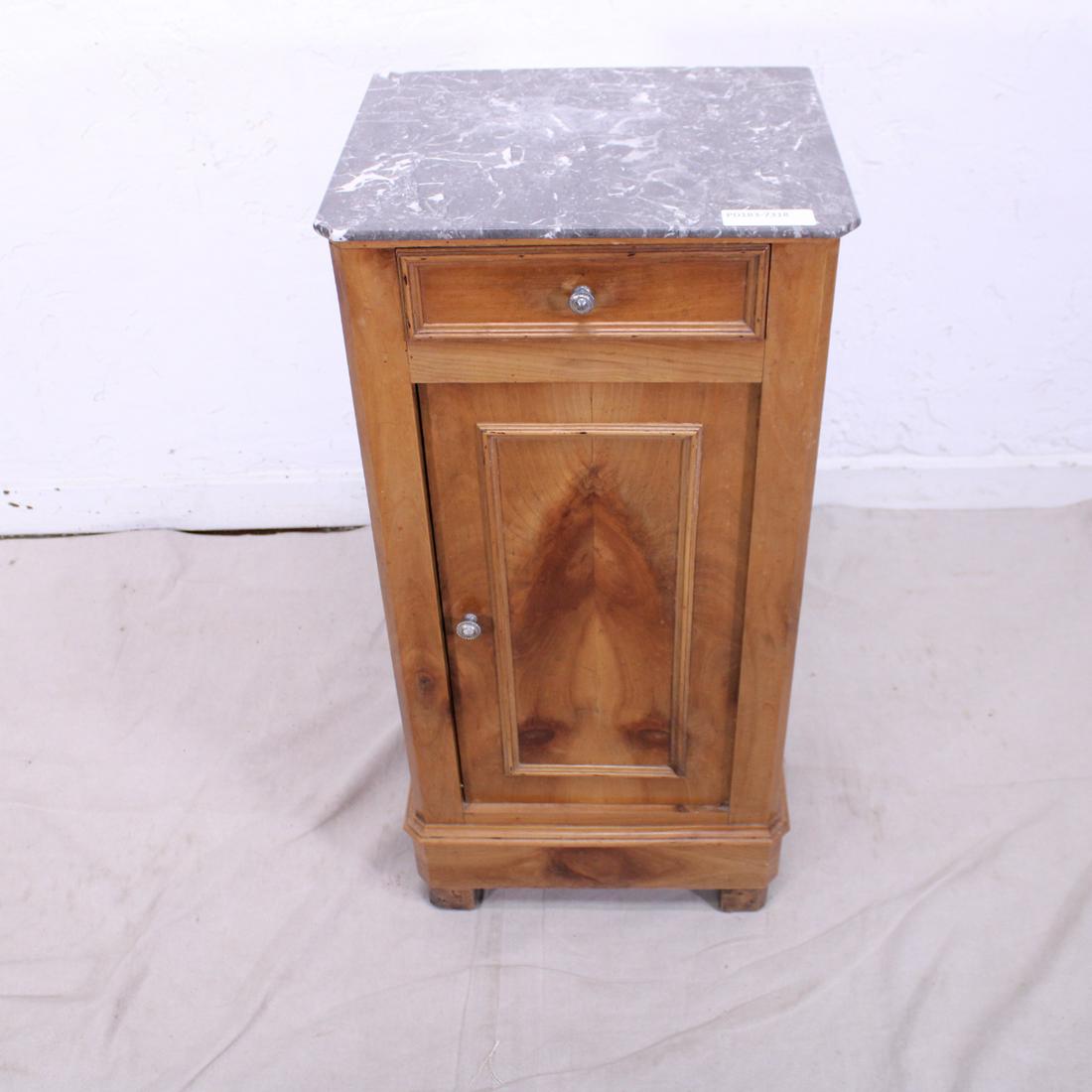 Louis XVI French Pot Cupboard in Cherry: Louis XVI French Nightstand in Cherry - 34 in tall x 15 x15
