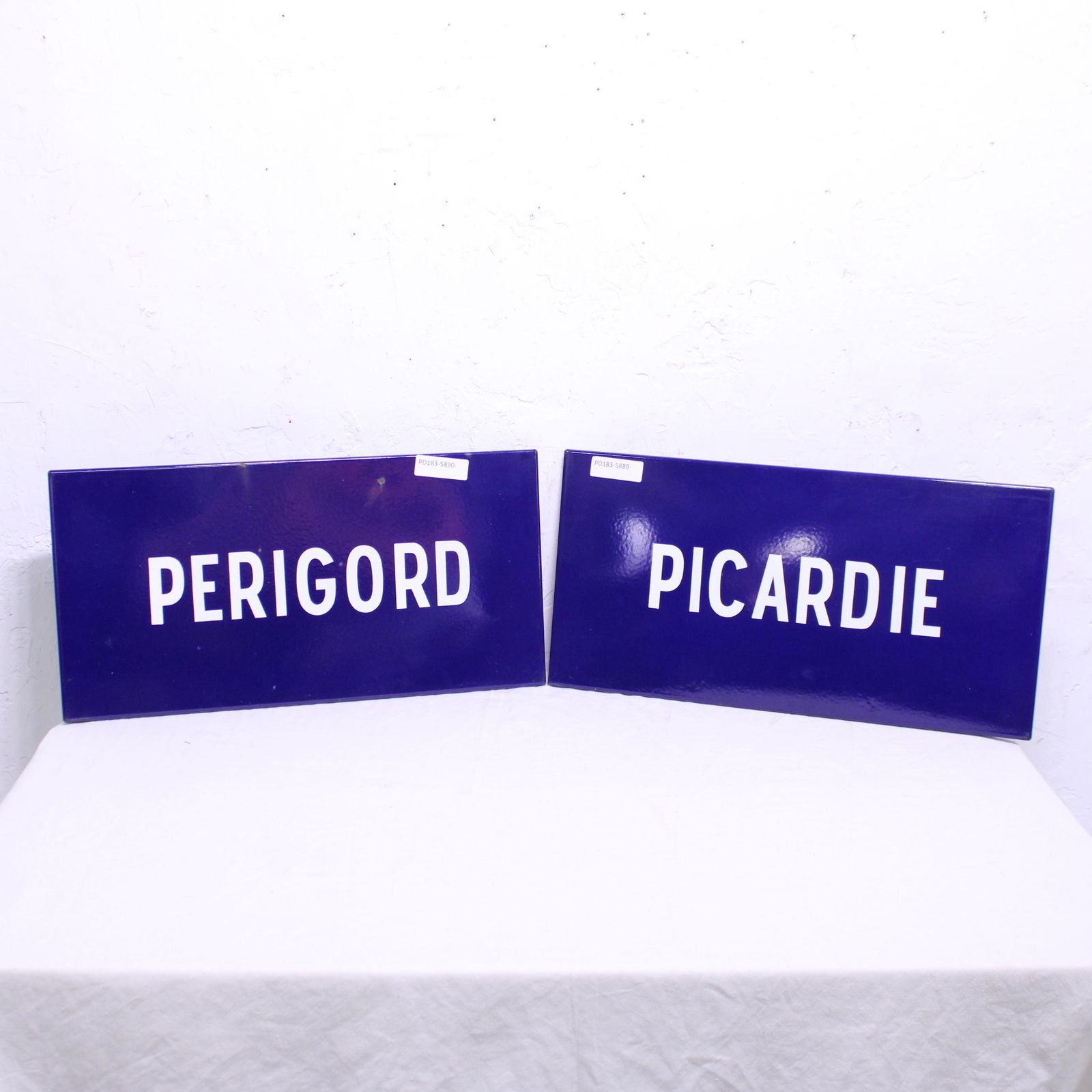 Two Blue Enamel  French Street Signs - Perigord & (1 of 3)