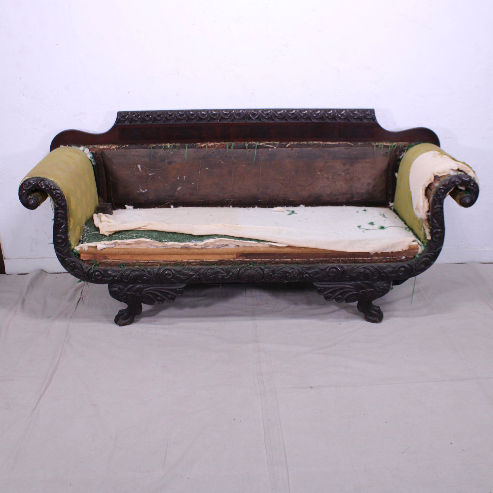 Duncan Phyfe Upholstered Sofa (1 of 7)