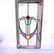 British Stained Glass Window - Deco Floral Pattern - 3