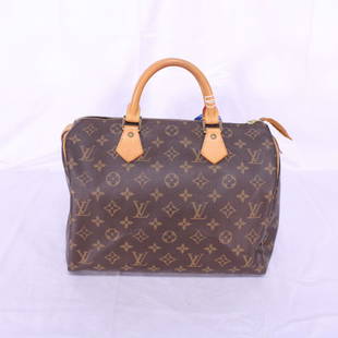 Louis Vuitton Speedy 30 in Monogram Canvas: Genuine Pre-Owned Louis Vuitton Speedy 30 in Brown Monogram Canvas in A condition. Date Code is TH1003. Measurements: 30*21*17cm (Length * Height * Width). This lot includes a certificate of authentic