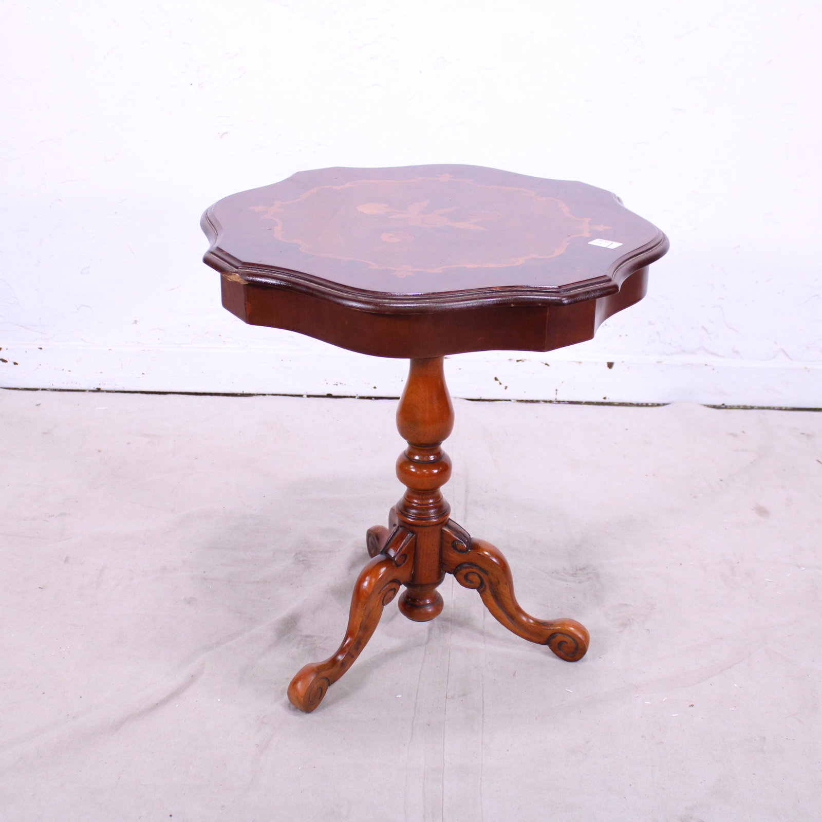 Small Inlaid Side Table (1 of 4)