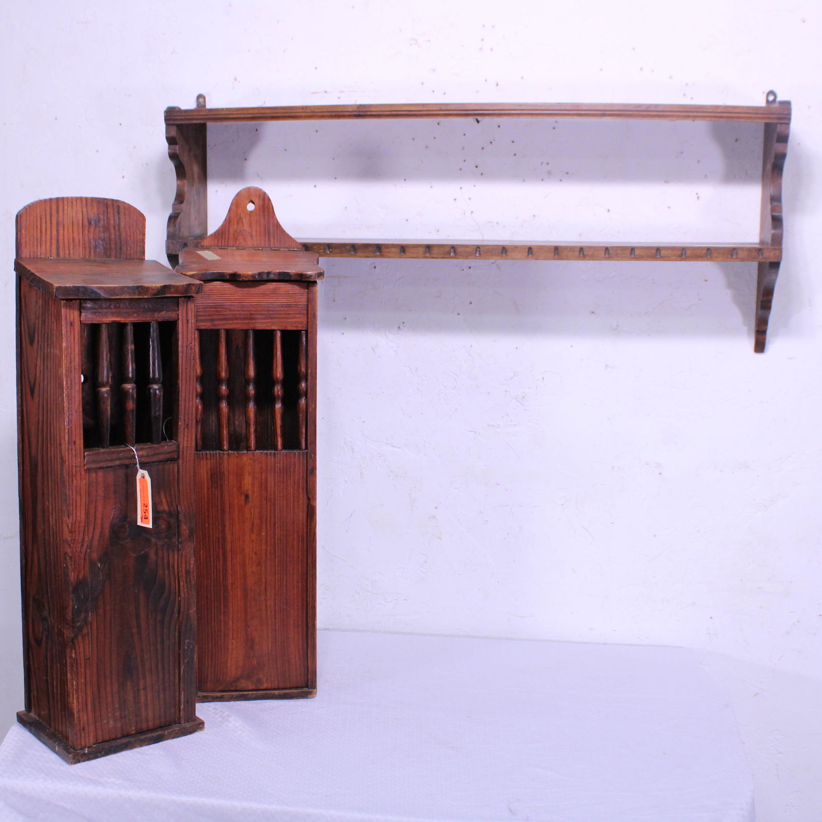 2 French Baguette Bins & Wall Rack (1 of 4)