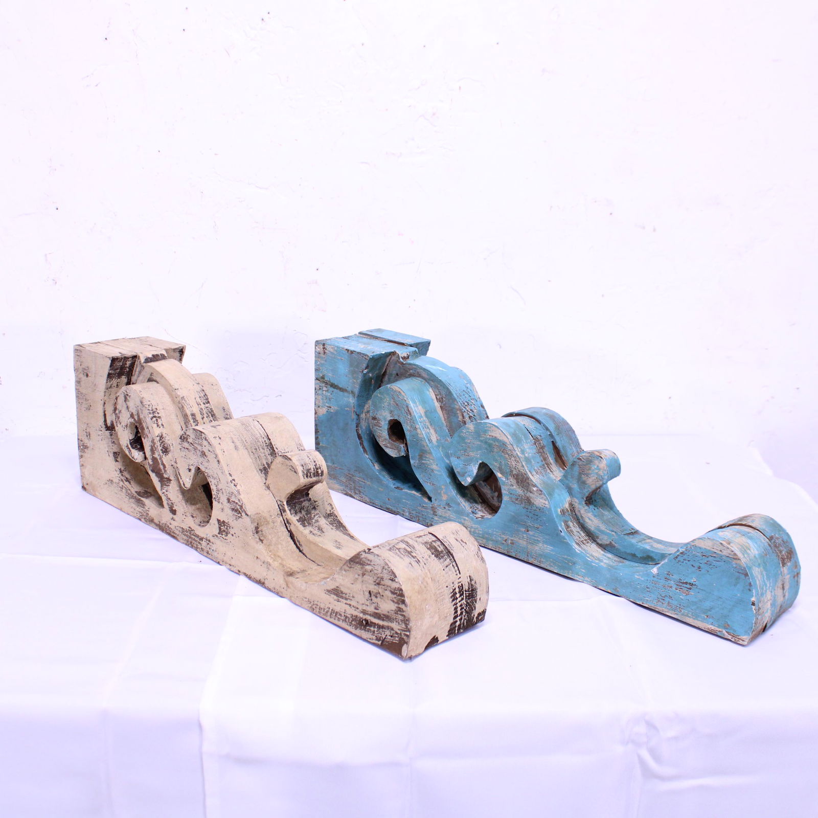 Two Wooden Corbles / Brackets (1 of 3)