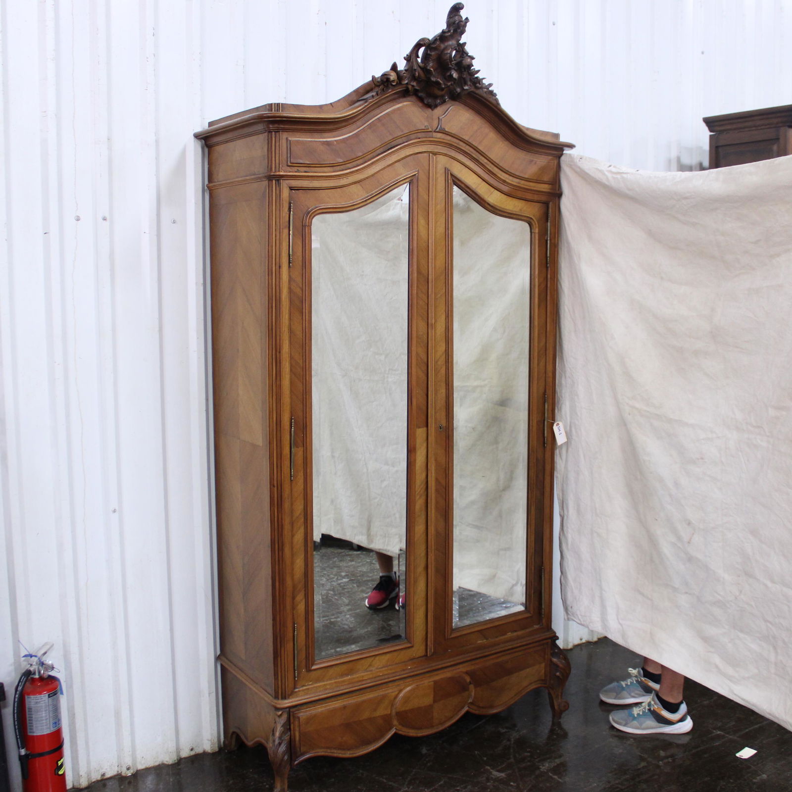 Louis XV Style 2 Door French Armior With Mirrors (1 of 9)