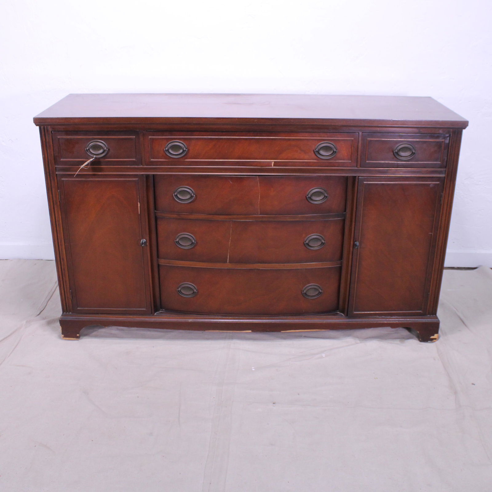 American Mahogany Sideboard (1 of 7)