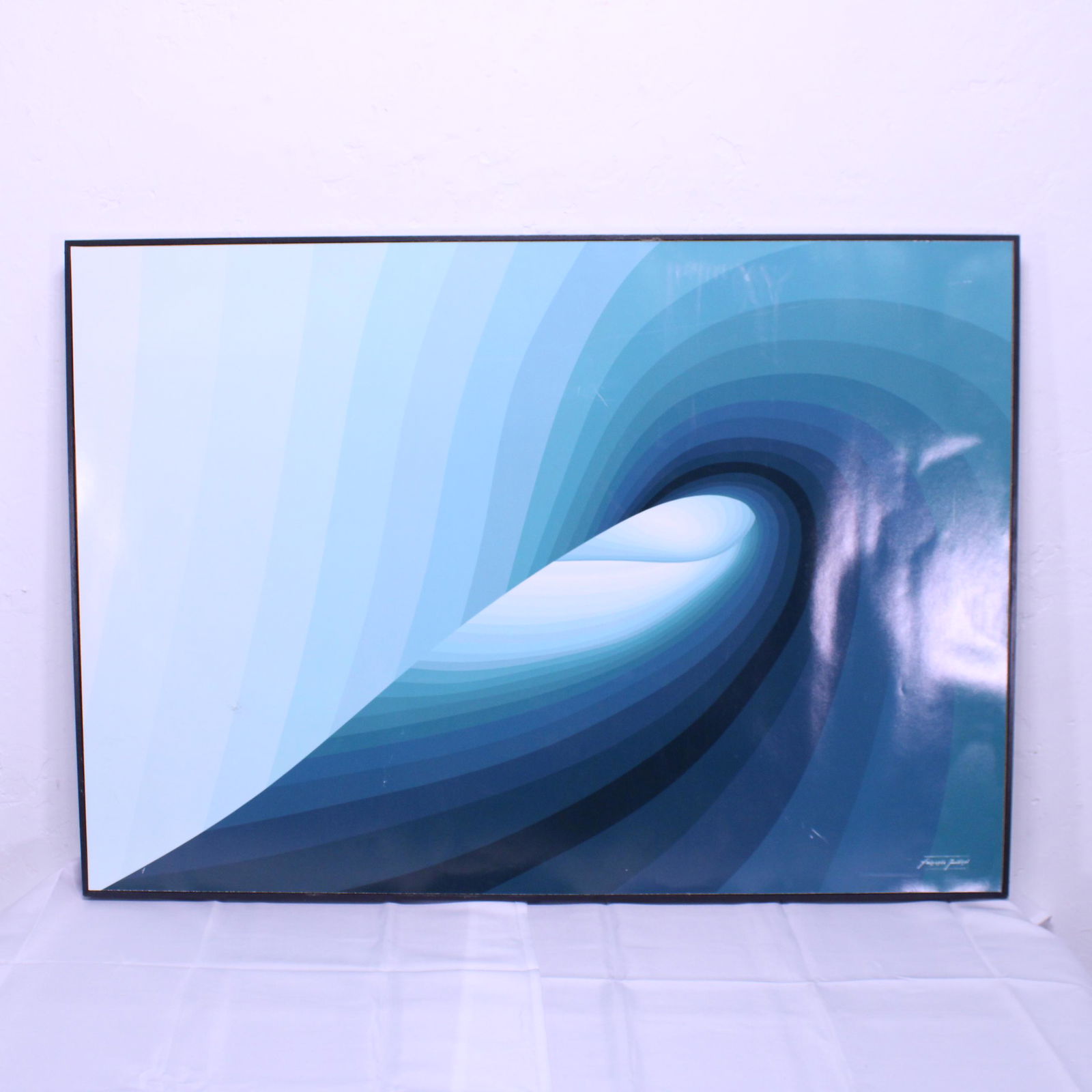 Teak & Whet Abstract Poster - Francois Jaubert (1 of 6)