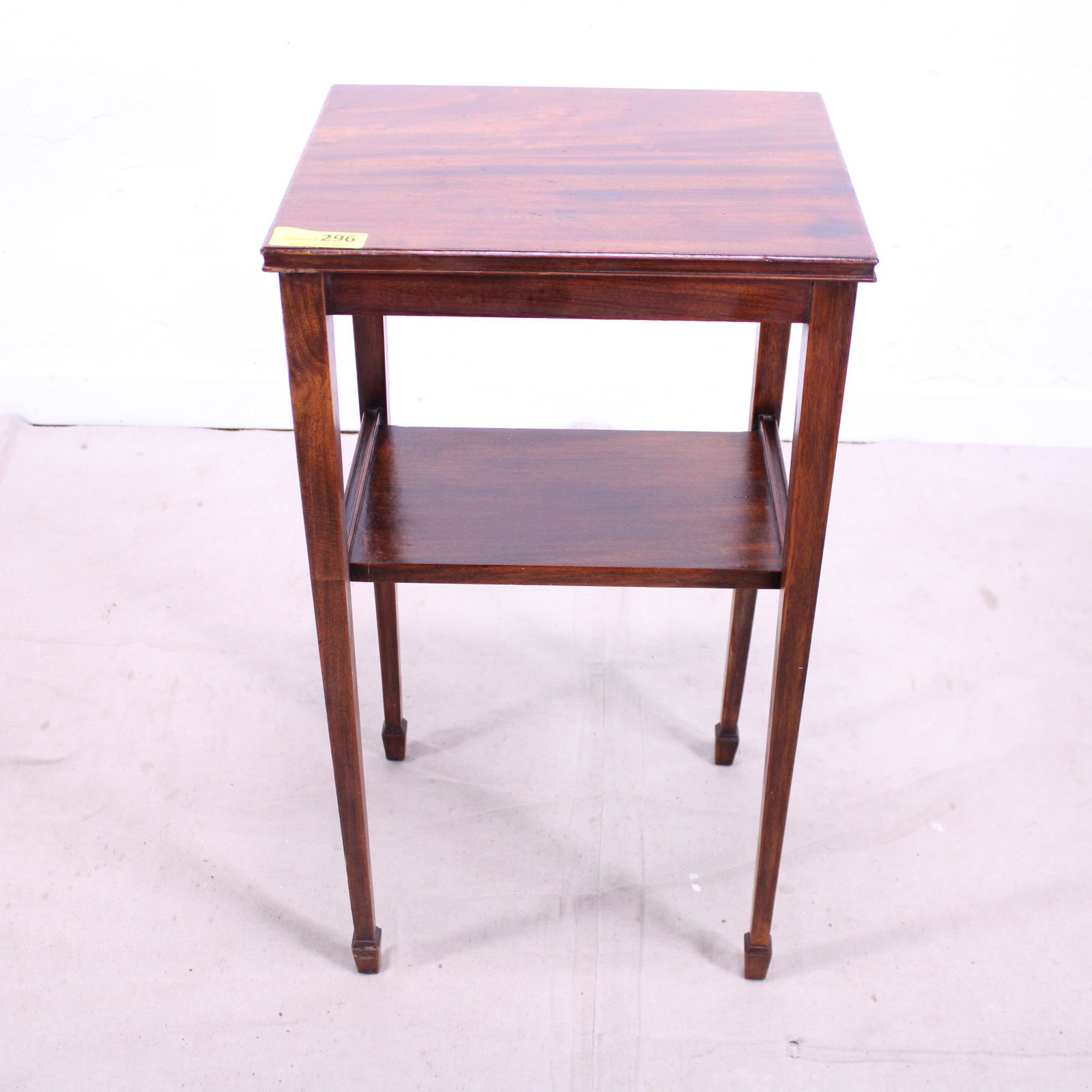 Tall Two Tier English Occasional Table (1 of 3)