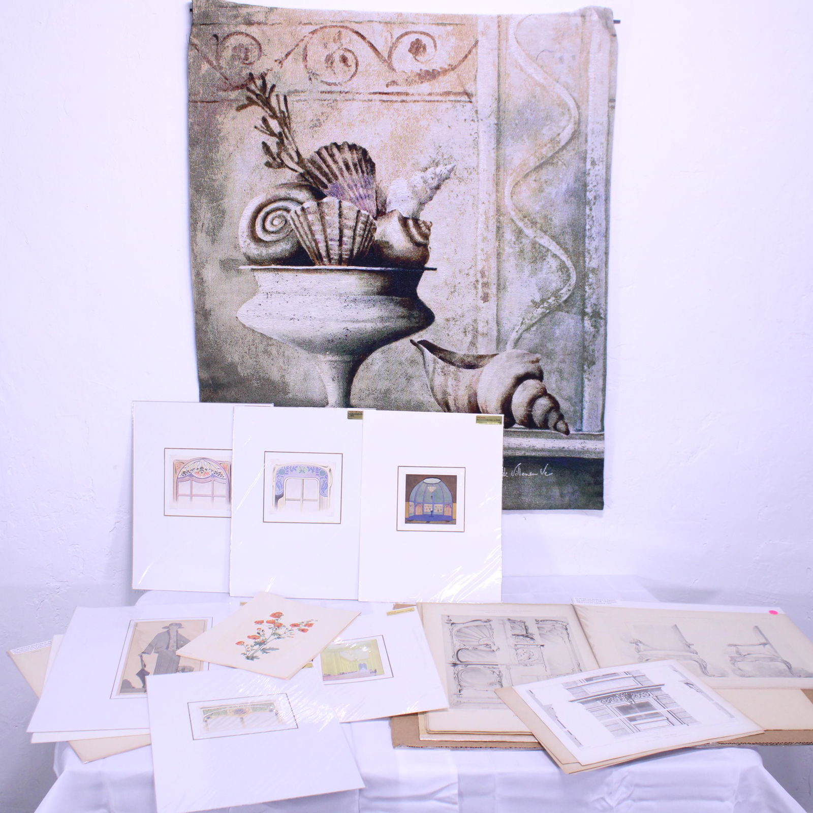 Large Collection of Prints & Tapestry (1 of 8)