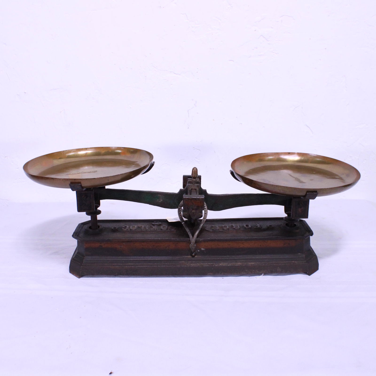 Set of French Balance Scales with Brass Pans #1 (1 of 5)