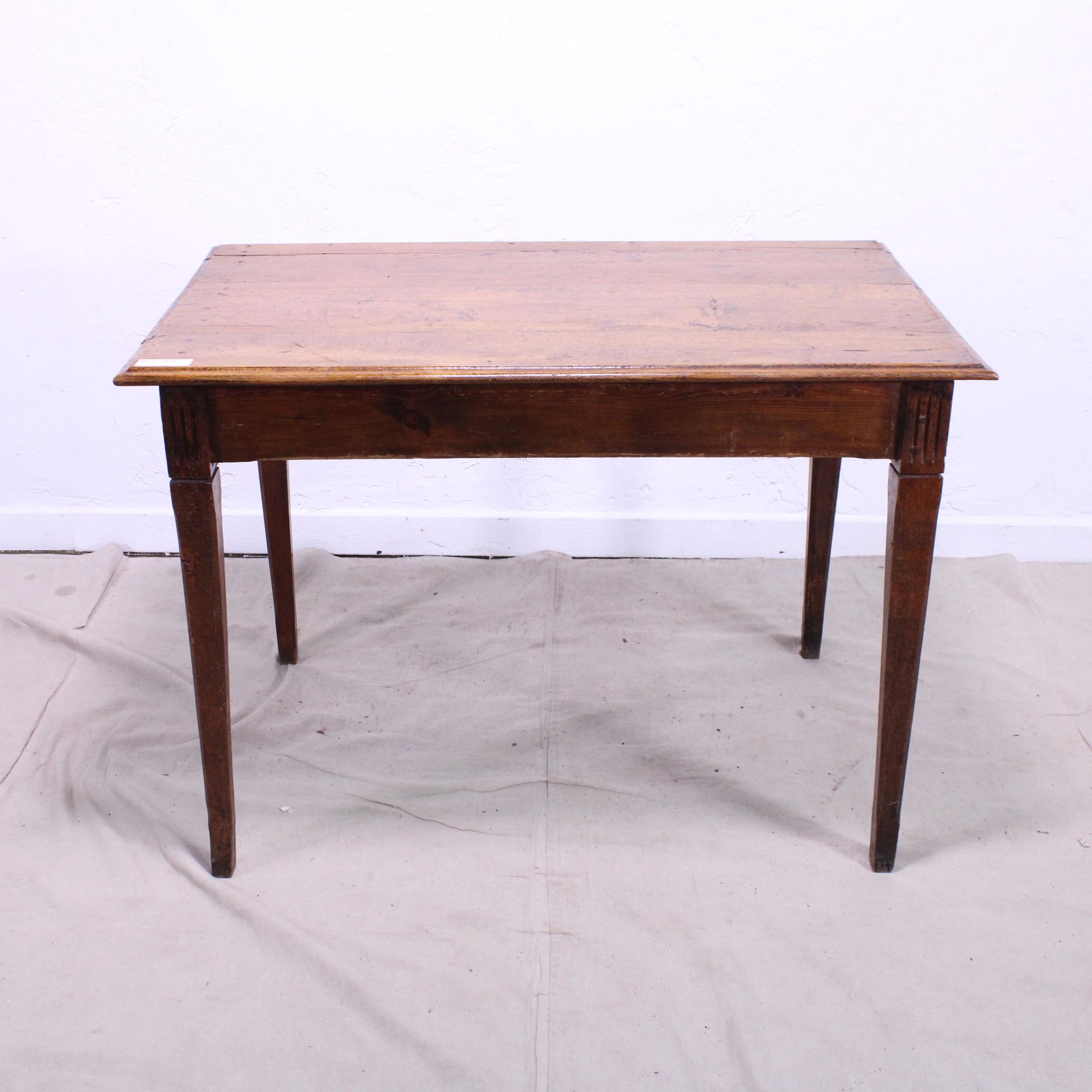 French Louis XVI Style Side Table in Oak (1 of 7)