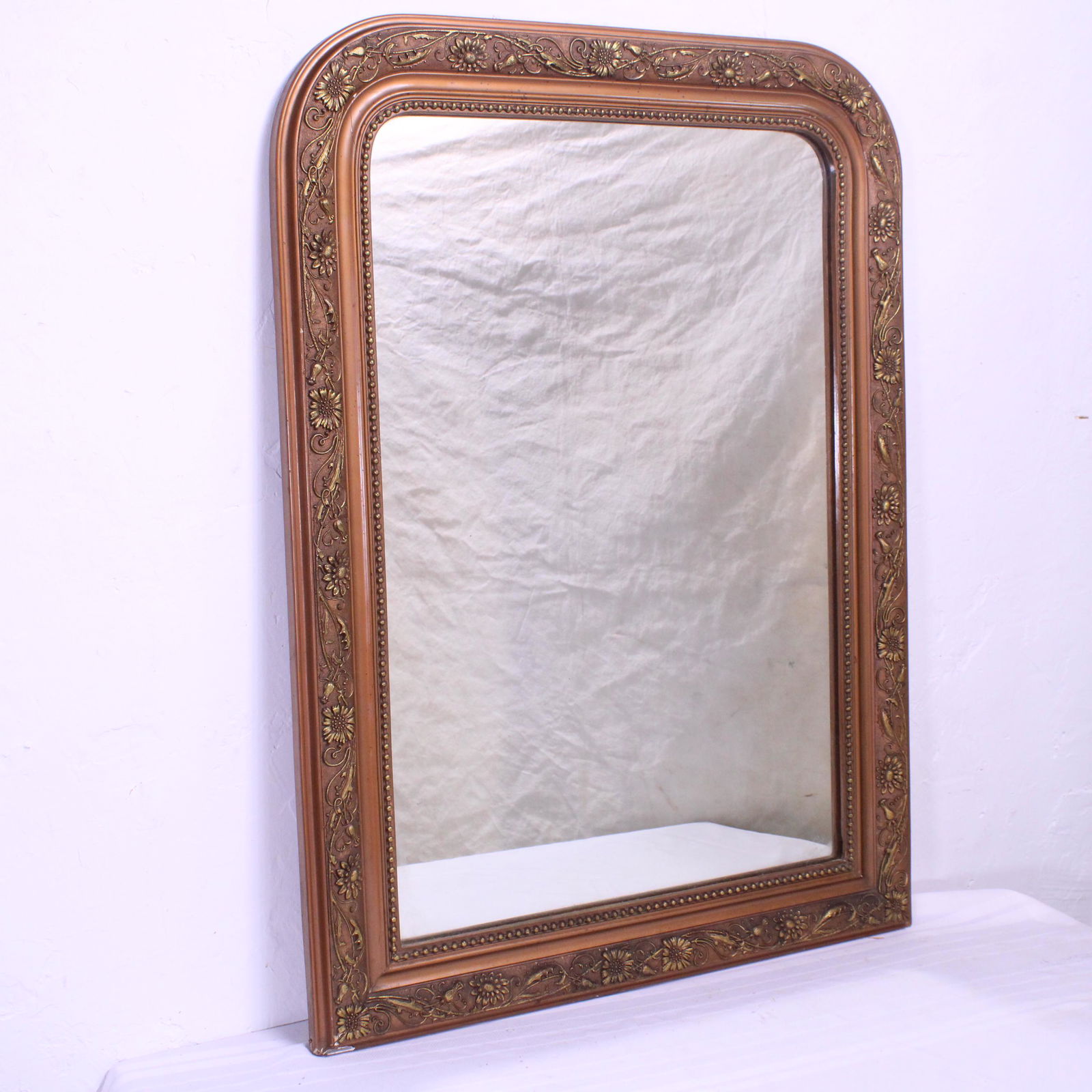 French Louis Philippe Style Gold Mirror (1 of 6)
