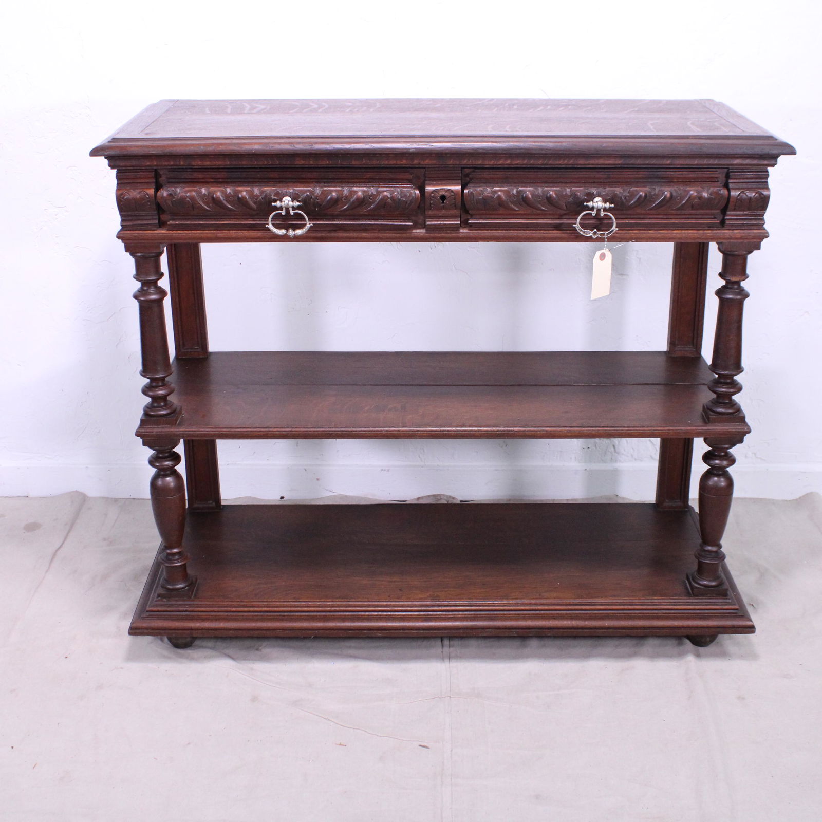 Henri II Three Tier French Dessert Server With Marble (1 of 6)