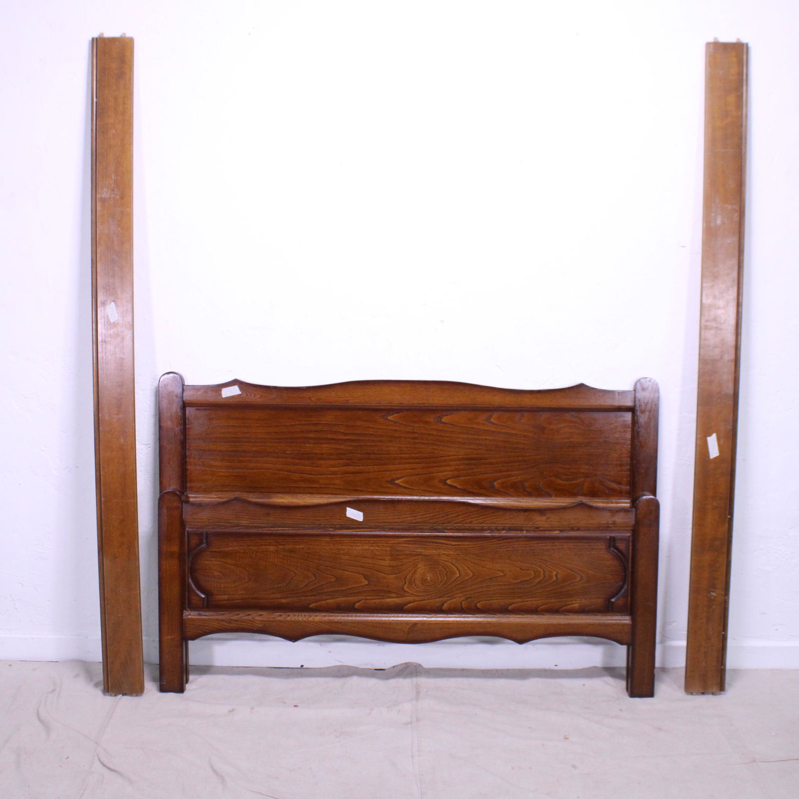 Rustic French Bed in Chestnut (1 of 3)