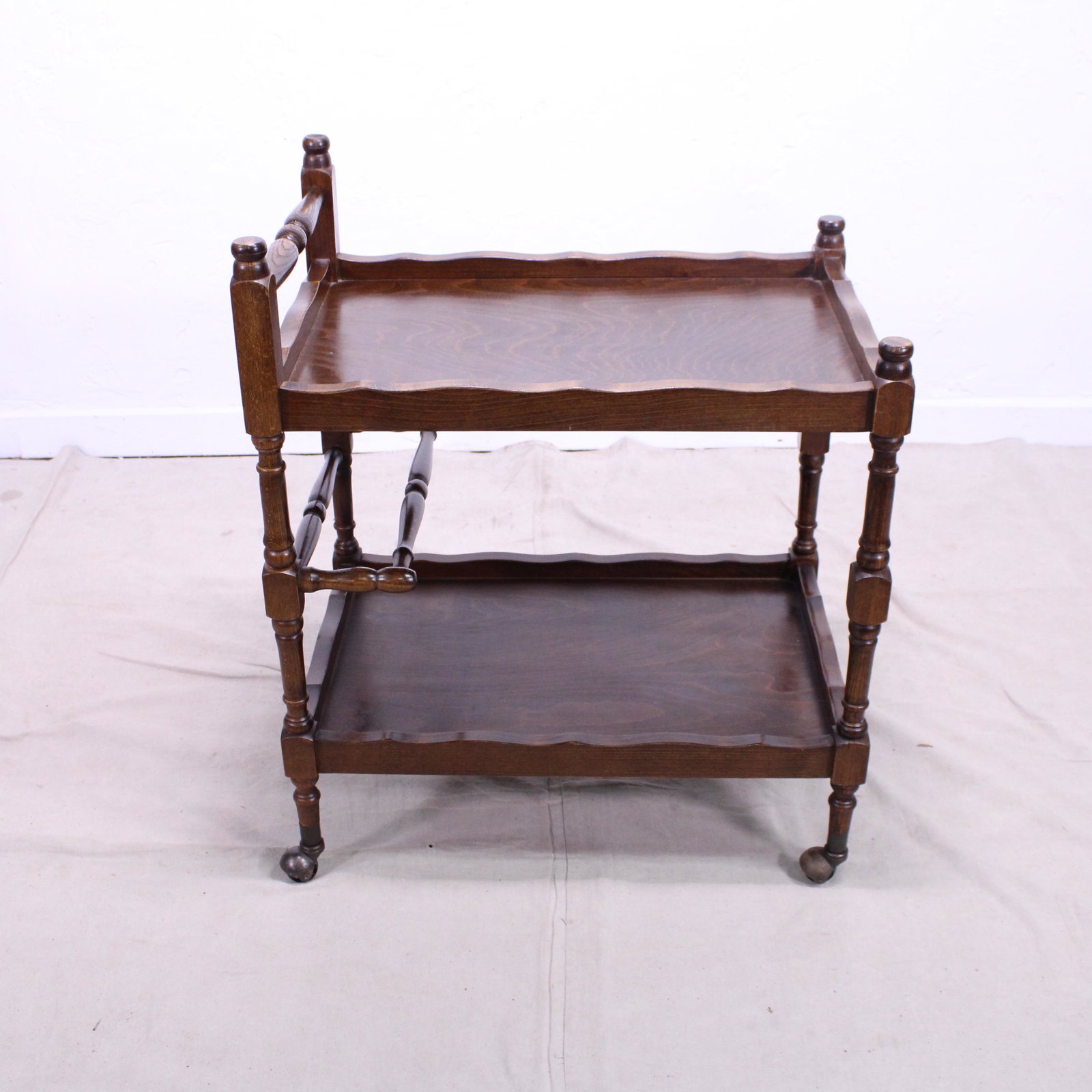 Rustic French Trolley / Cart: Rustic French Trolley / Cart - 31 in tall x 26 x 18