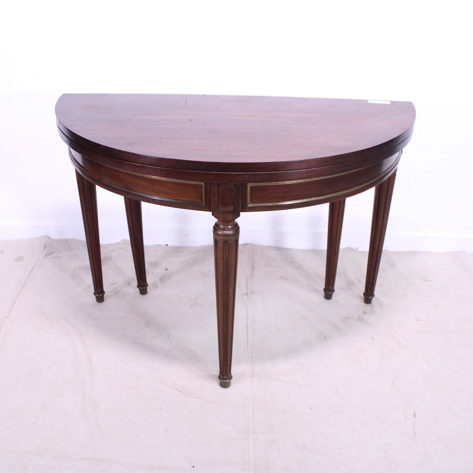 Demi Lune / Half Moon Flip Top French Table (1 of 9)