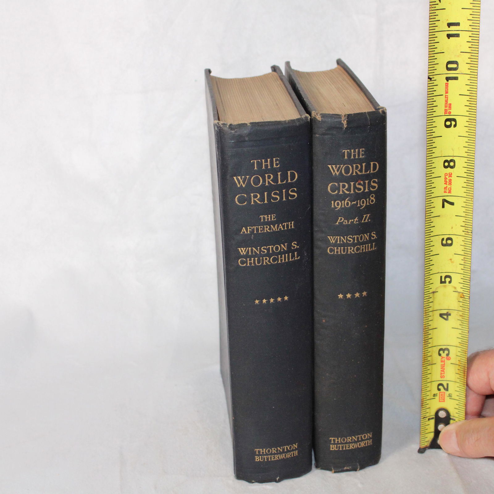 The World Crisis-Winston S. Churchill, 2 volumes, 1927, (1 of 10)