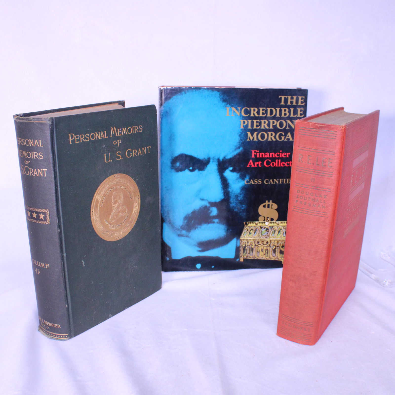 Lot of 3 volumes - Biographies - Lee, Grant & Morgan (1 of 8)