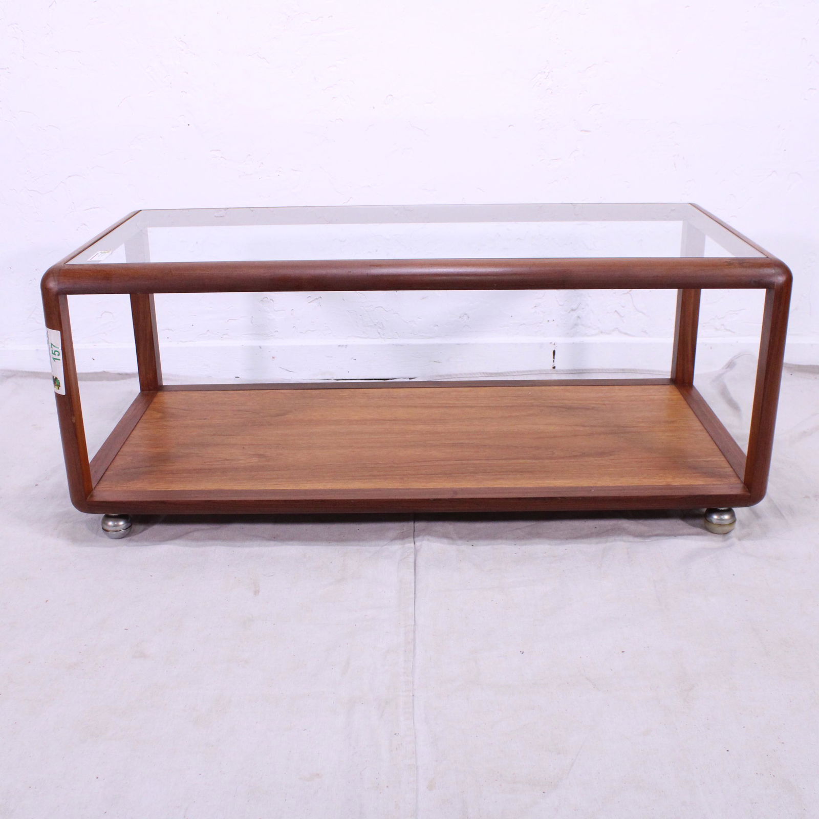 Mid Century Modern Glass Top Coffee Table By G-plan (1 of 5)
