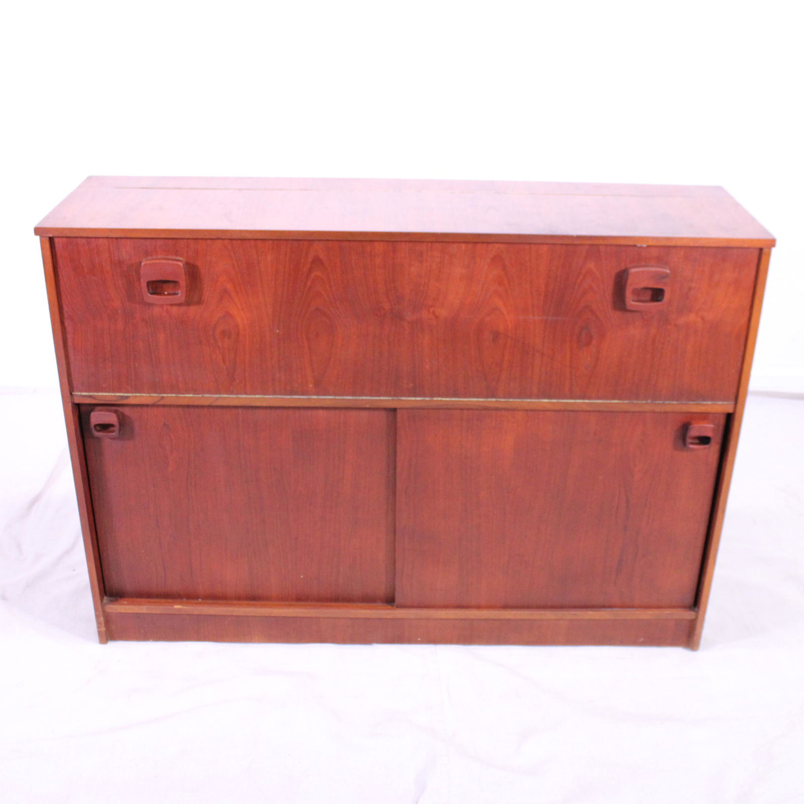 Mid Century Modern Cocktail Cabinet - Mirrored Interior (1 of 12)