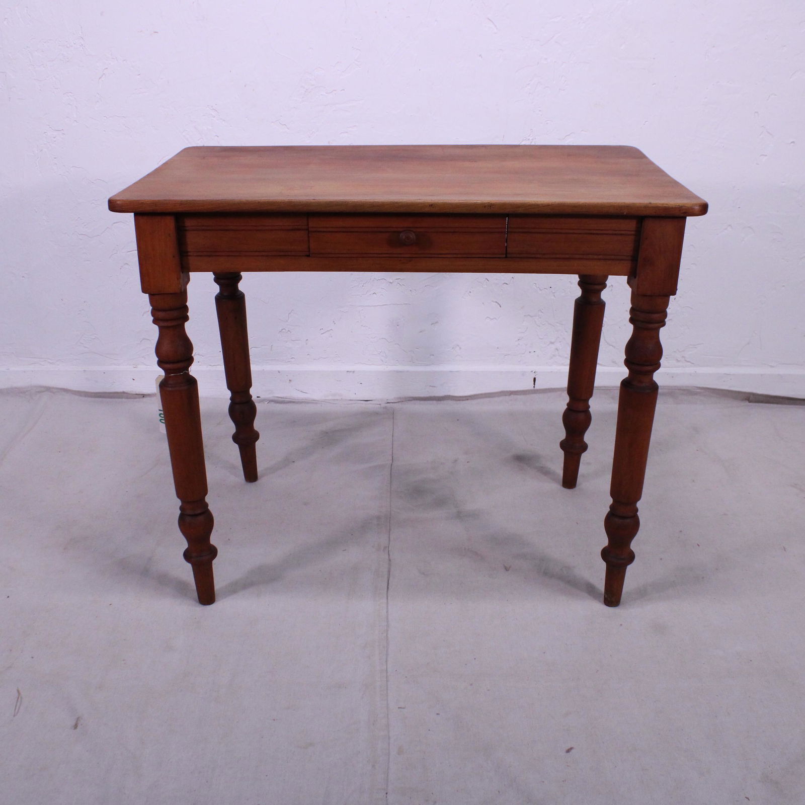 French Pine Table / Desk with a Drawer (1 of 5)