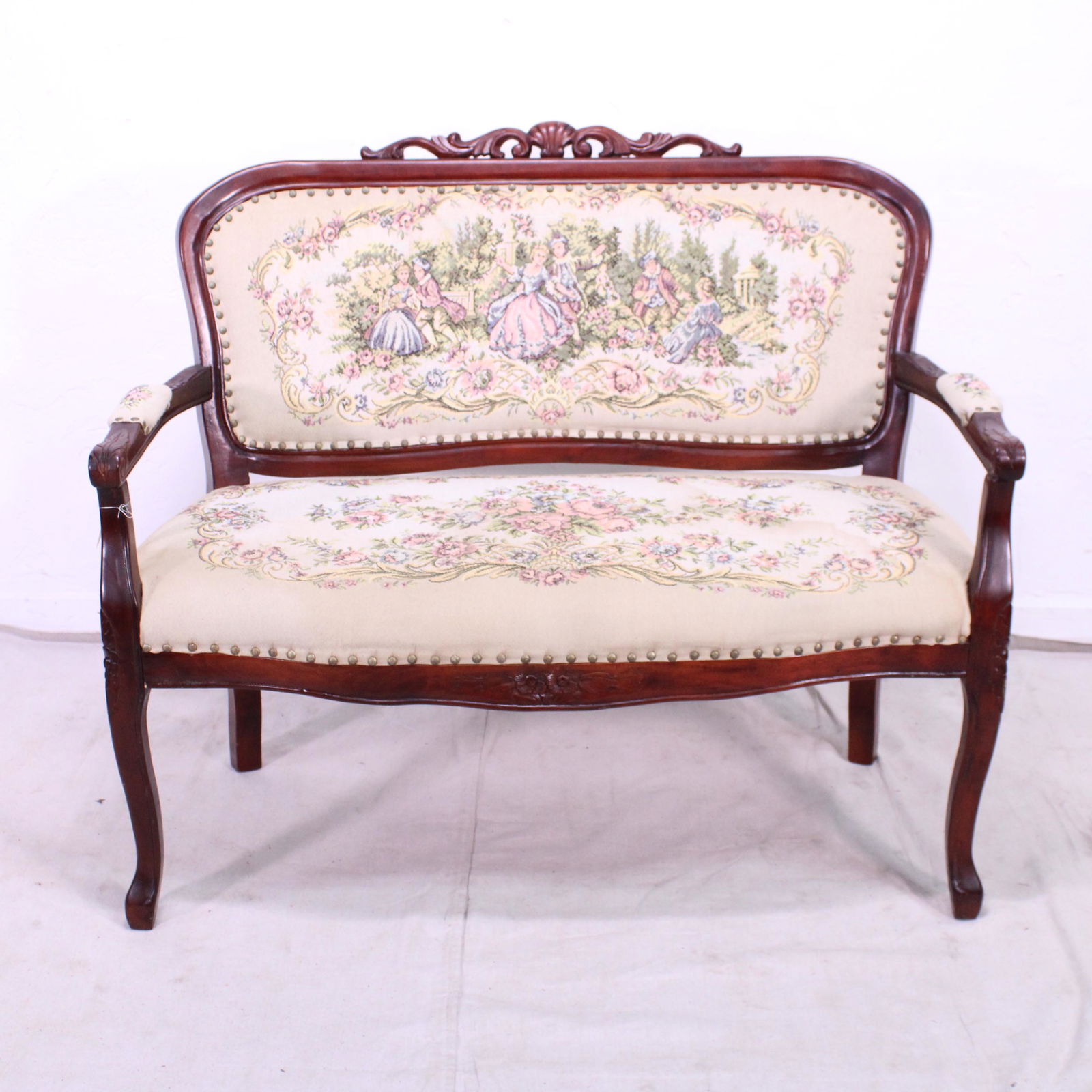 Needlepoint Settee (1 of 9)